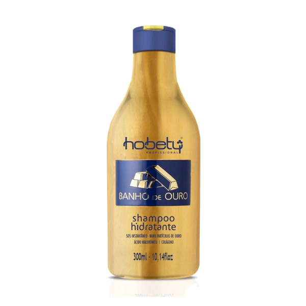 Shampoo Banho de Ouro 300ml Hobety